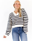 Volcan Striped Half-Zip