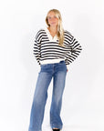 Volcan Striped Half-Zip