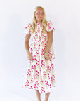 Tabbie Floral Midi Dress