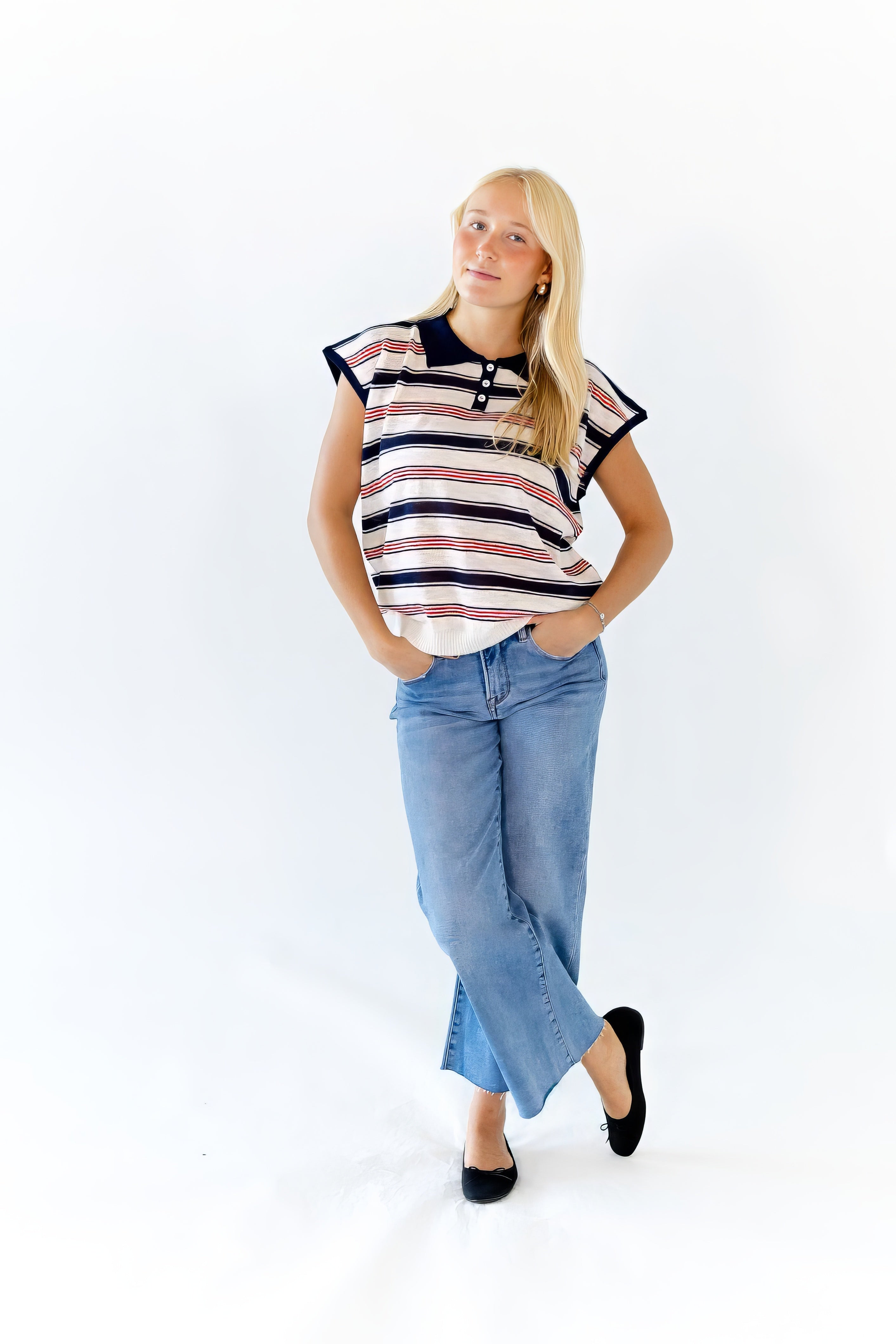 Swenson Striped Polo