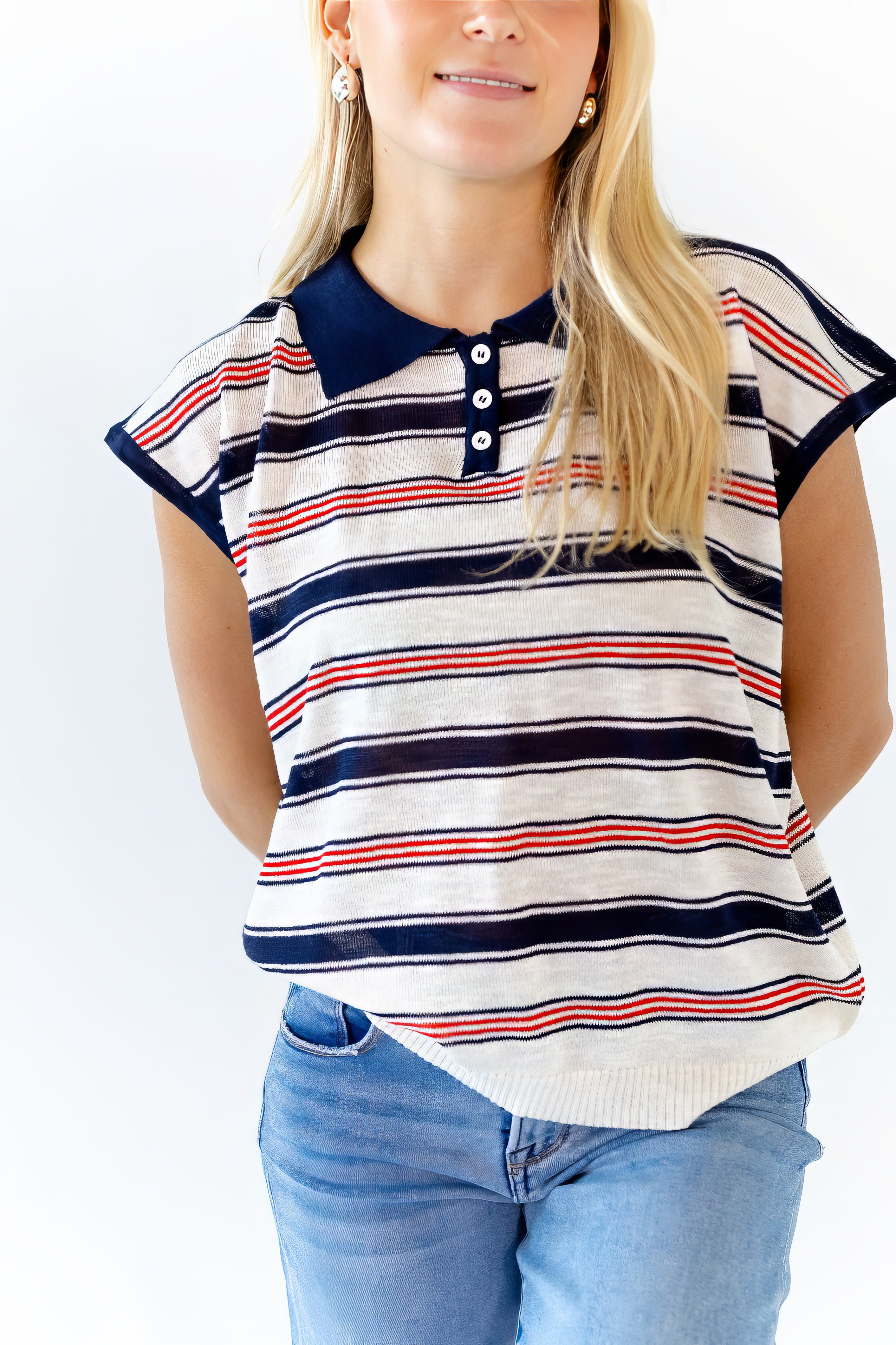 Swenson Striped Polo