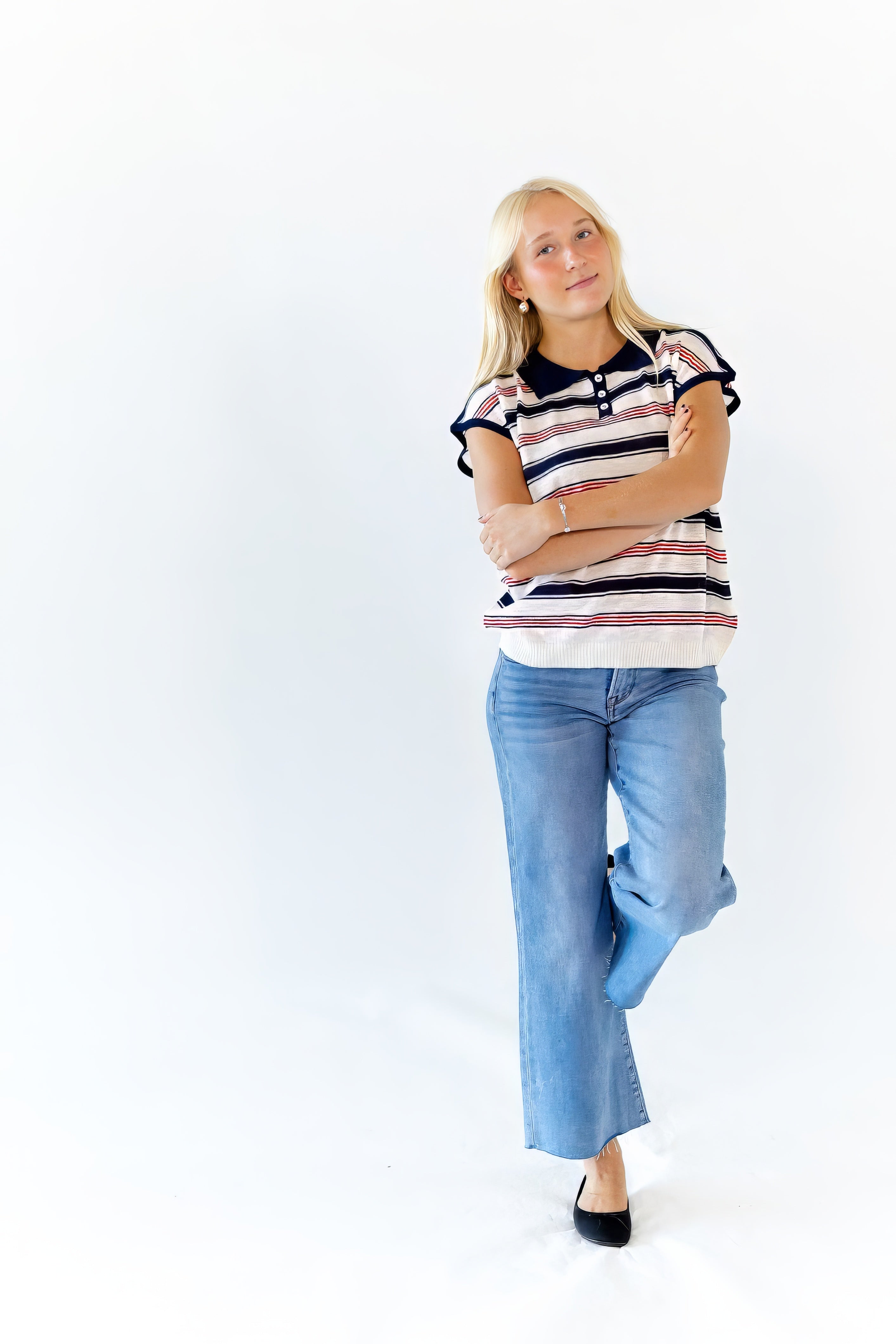 Swenson Striped Polo