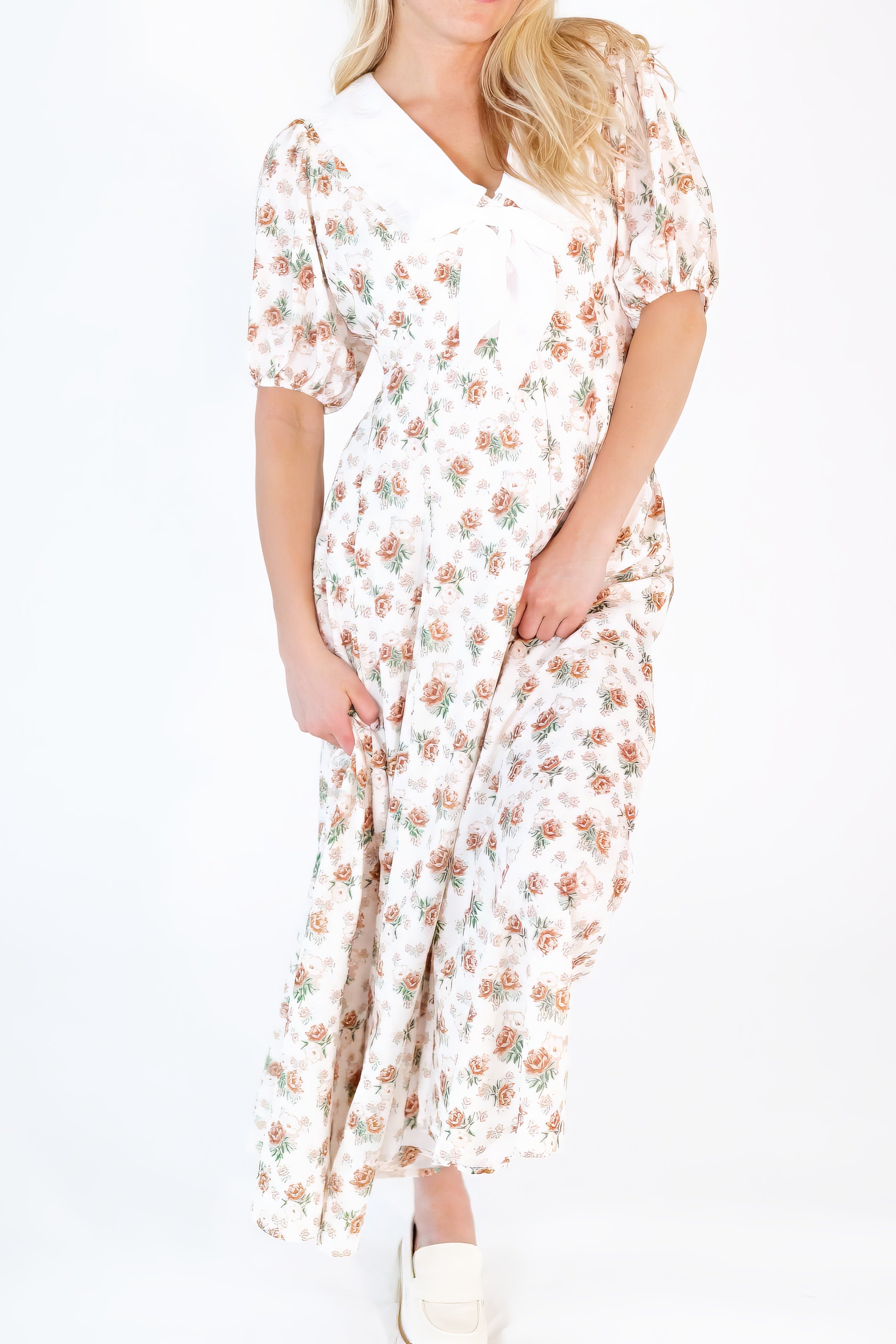 Ganni Oversized Collar Dress