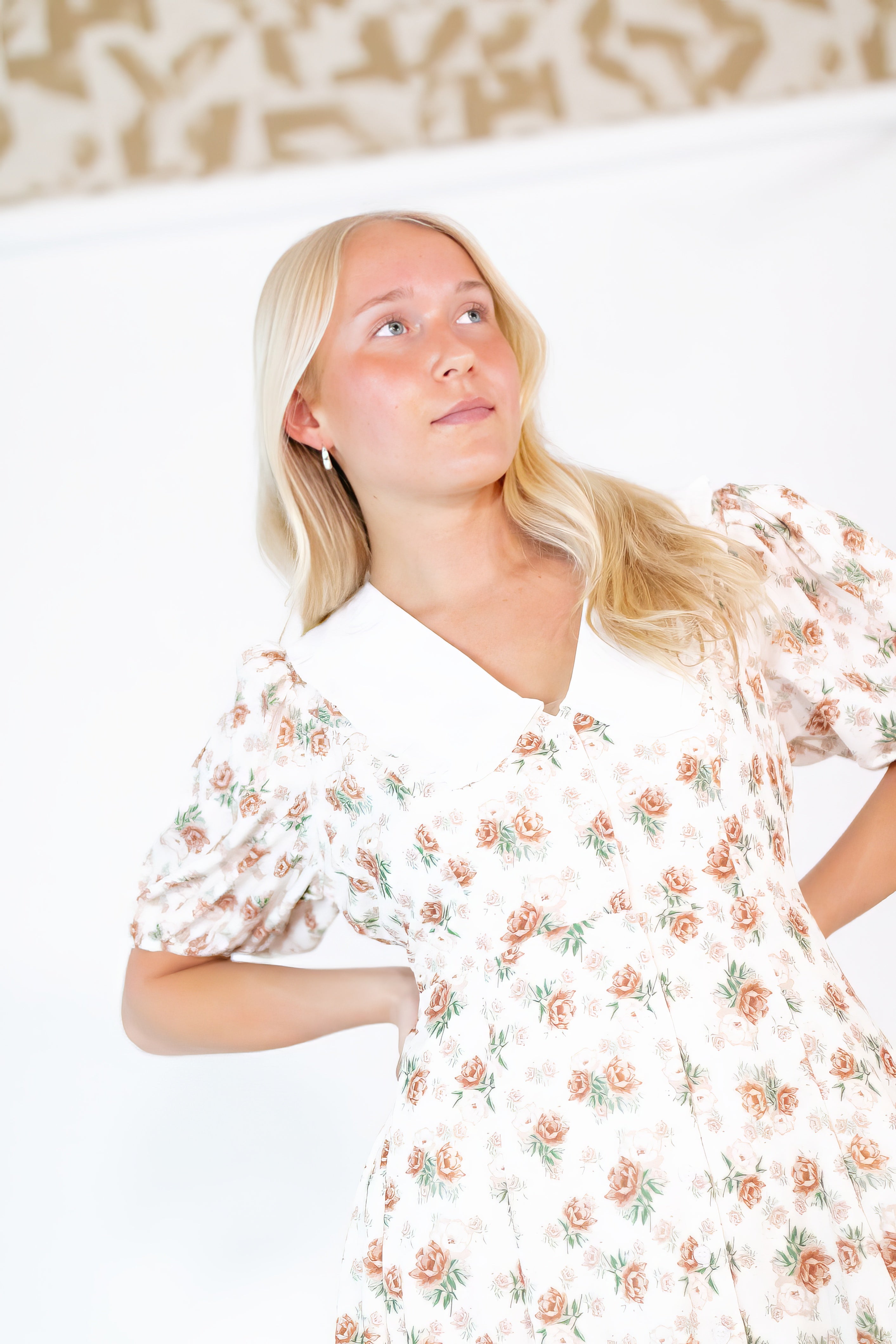 Ganni Oversized Collar Dress