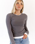 Avi Layered Look Tee