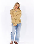 Nadia Cropped Trench Coat