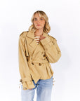 Nadia Cropped Trench Coat