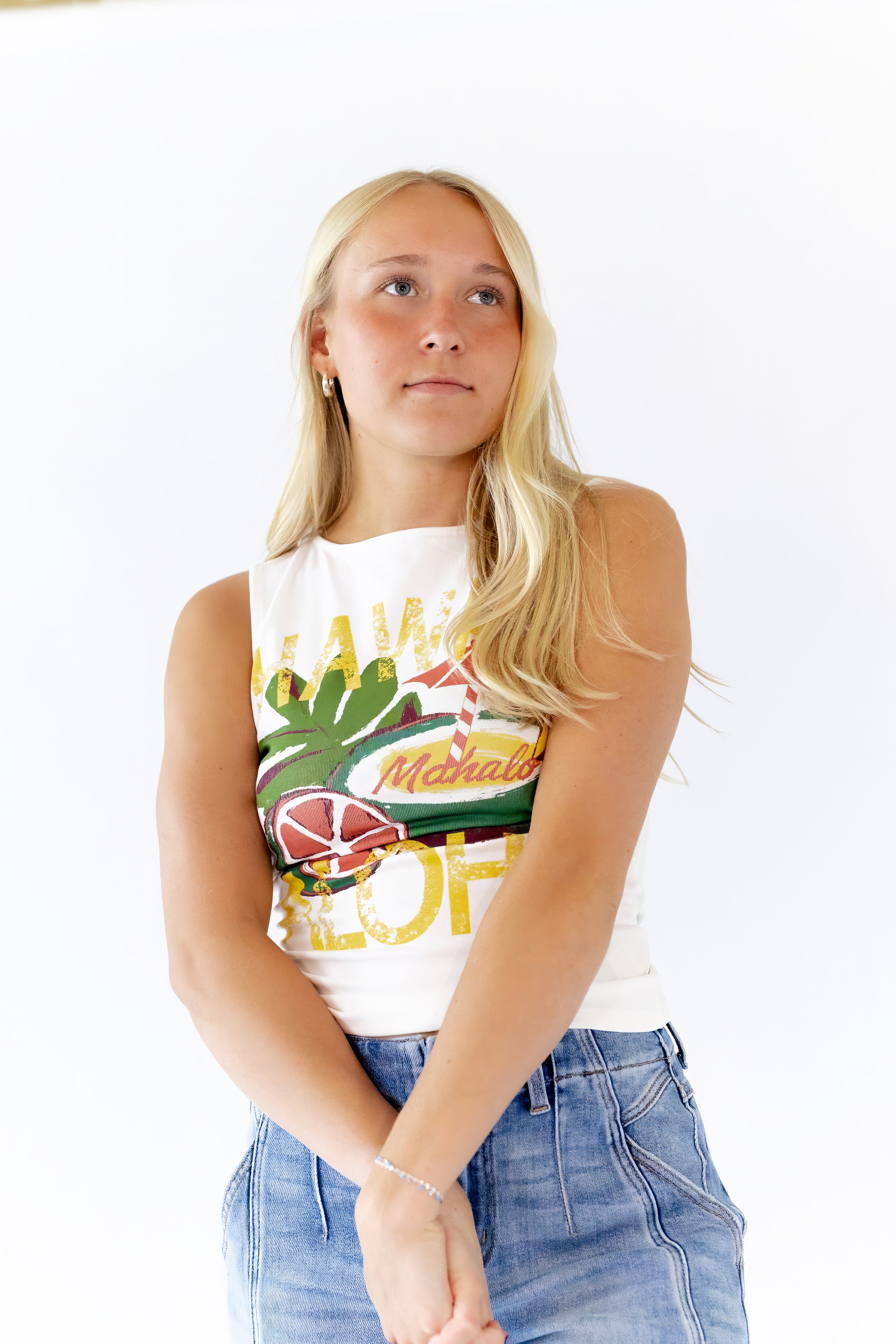 Aloha Graphic Tank – Twirl Boutique