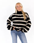 Shawn Rolled Neck Cardigan