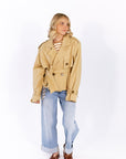 Nadia Cropped Trench Coat