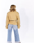 Nadia Cropped Trench Coat