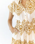 Venus Printed Maxi Dress