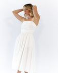 Arcan Shirred Detail Midi Dress