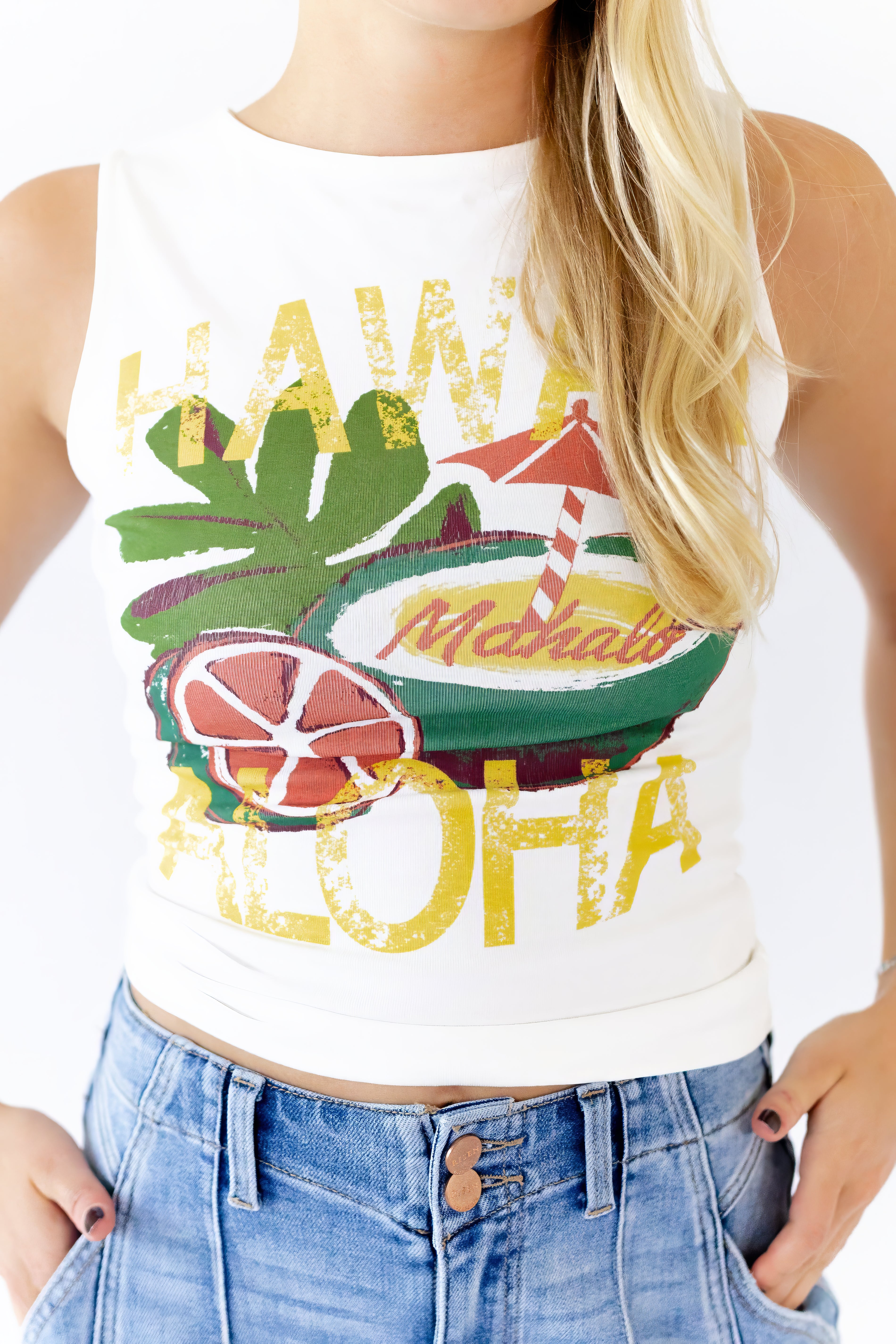 Aloha Graphic Tank – Twirl Boutique