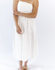 Arcan Shirred Detail Midi Dress