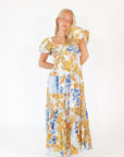 Misa Patchwork Maxi Dress