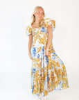 Misa Patchwork Maxi Dress
