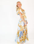 Misa Patchwork Maxi Dress