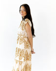 Venus Printed Maxi Dress