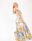 Misa Patchwork Maxi Dress
