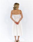 Arcan Shirred Detail Midi Dress