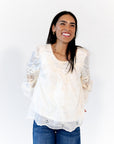 Laia Eyelet Lace Blouse