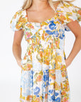 Misa Patchwork Maxi Dress