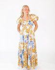 Misa Patchwork Maxi Dress