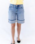 Kathy Cuffed Denim Shorts