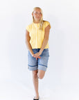 Kathy Cuffed Denim Shorts