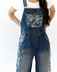 Hermione Floral Overalls