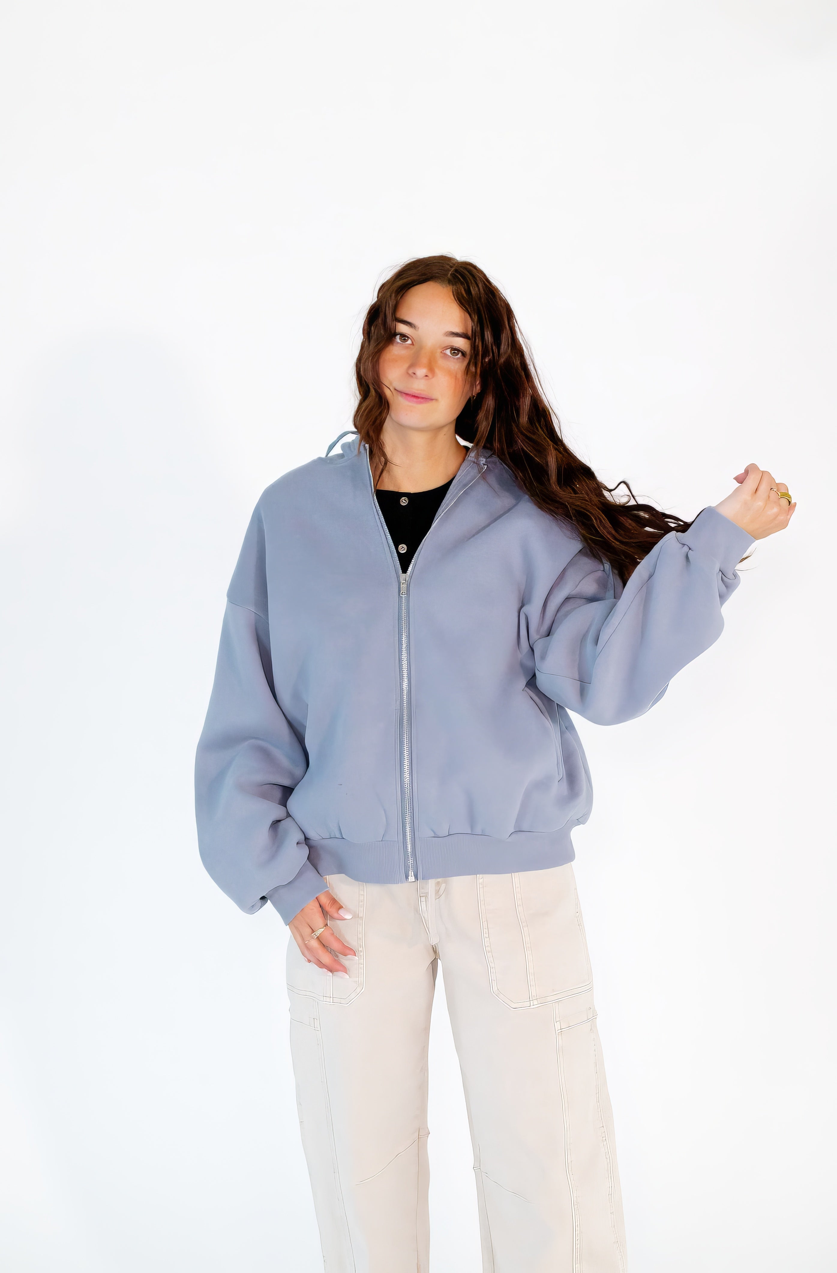 Lila Oversized Hoodie