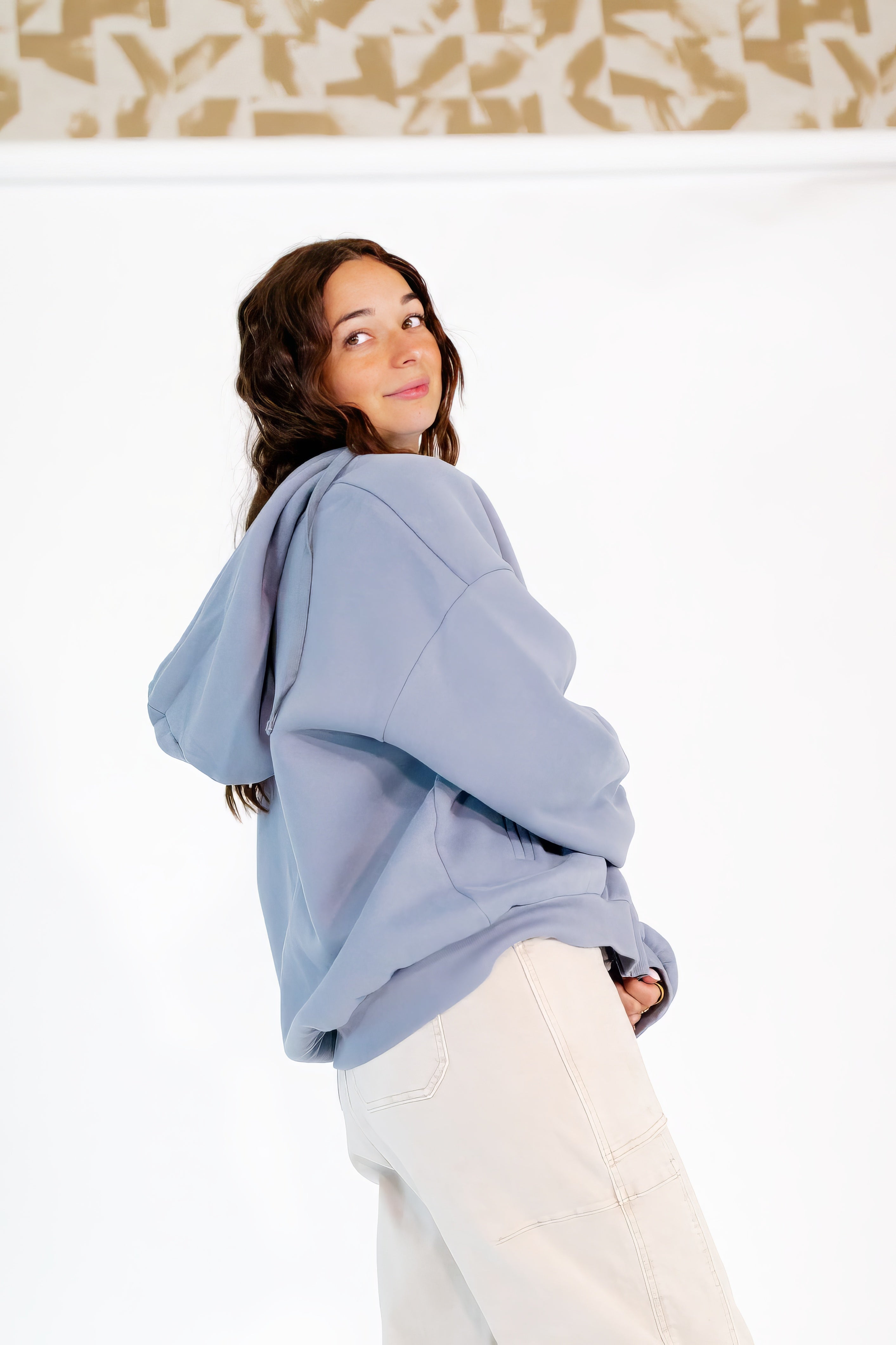 Lila Oversized Hoodie