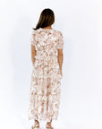 Eli Tiered Ruffle Midi Dress · Cream
