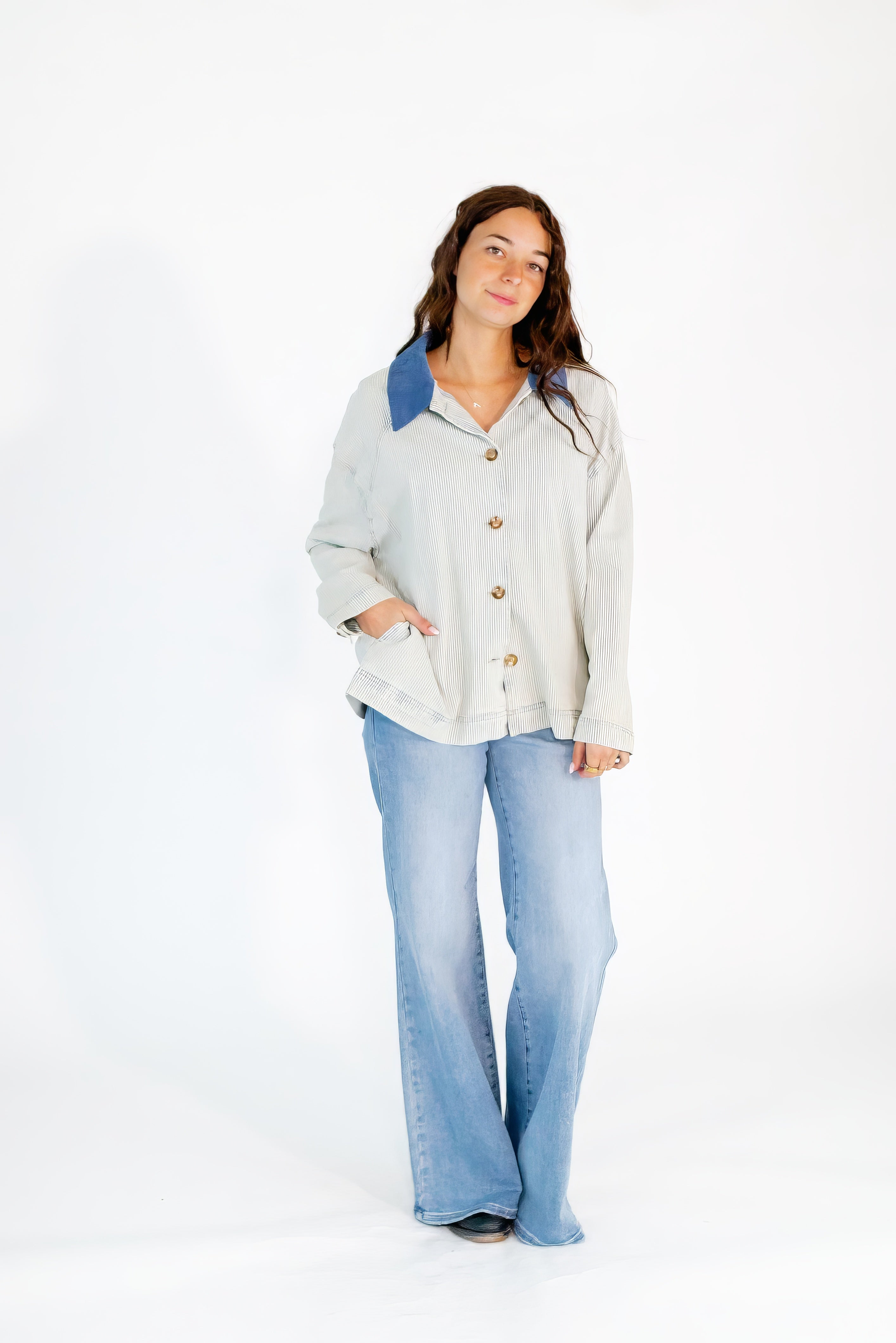 Alex Striped Barn Jacket