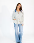 Alex Striped Barn Jacket