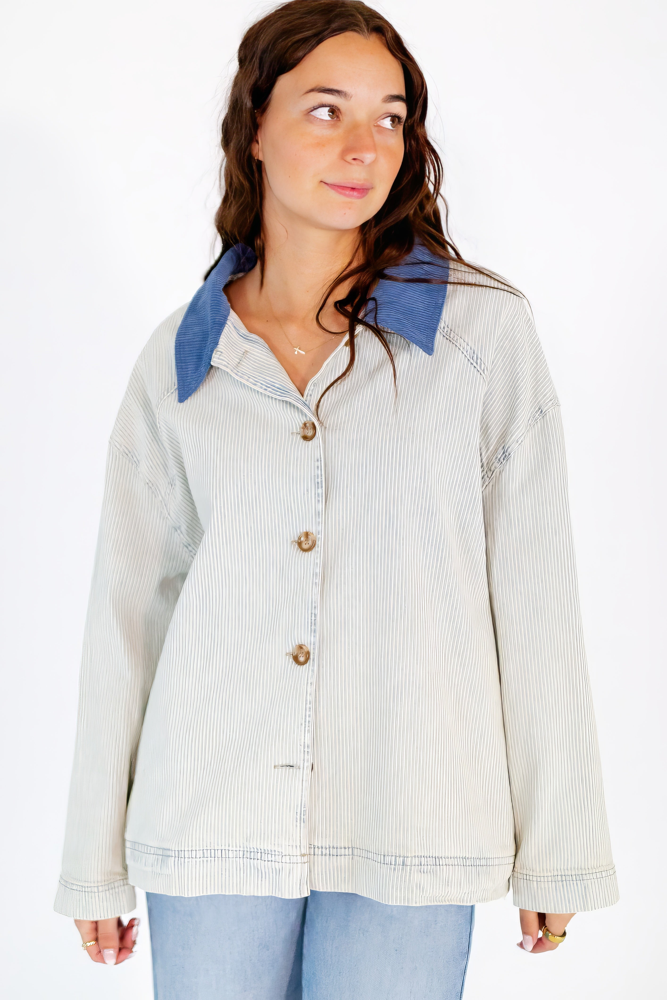 Alex Striped Barn Jacket