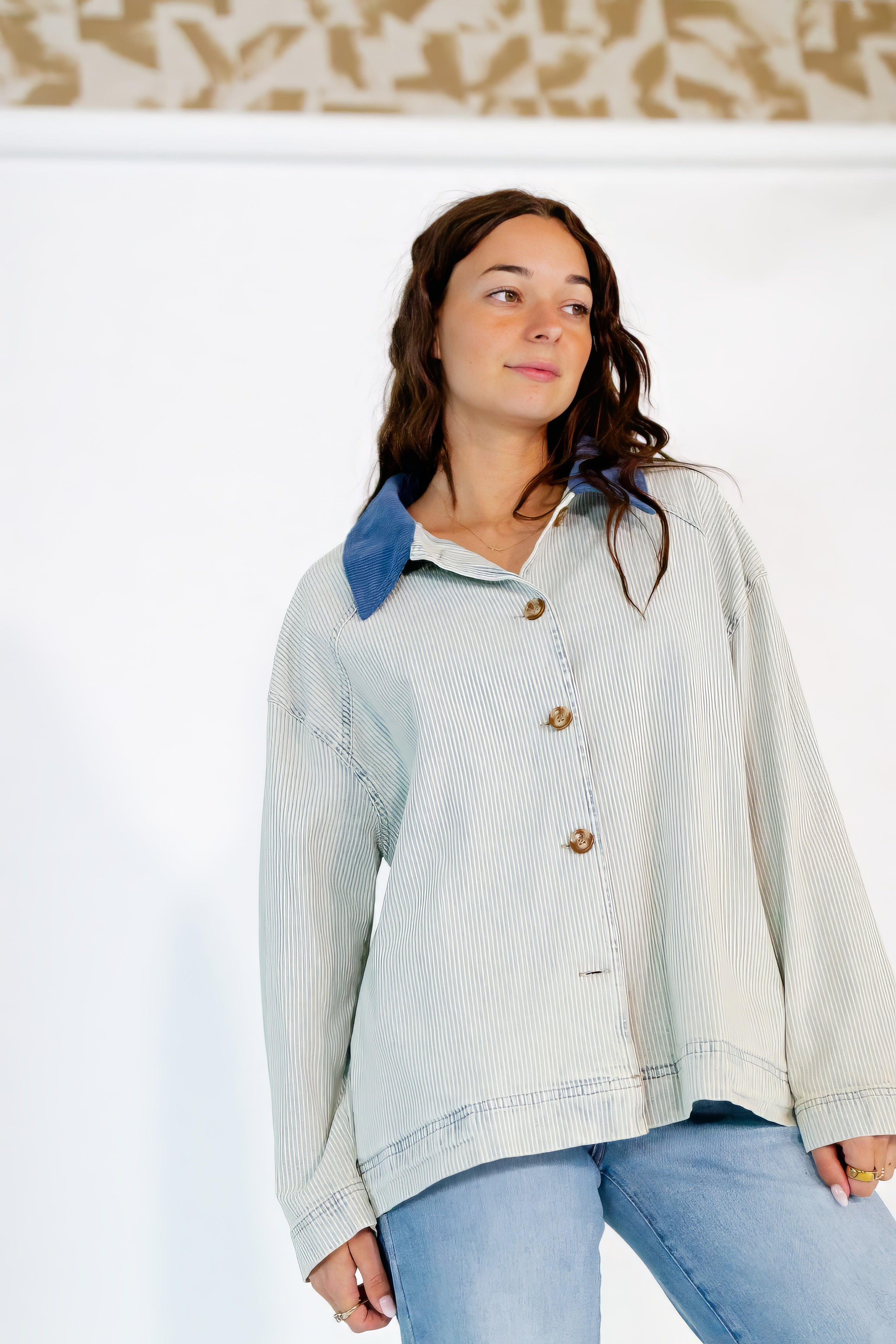 Alex Striped Barn Jacket