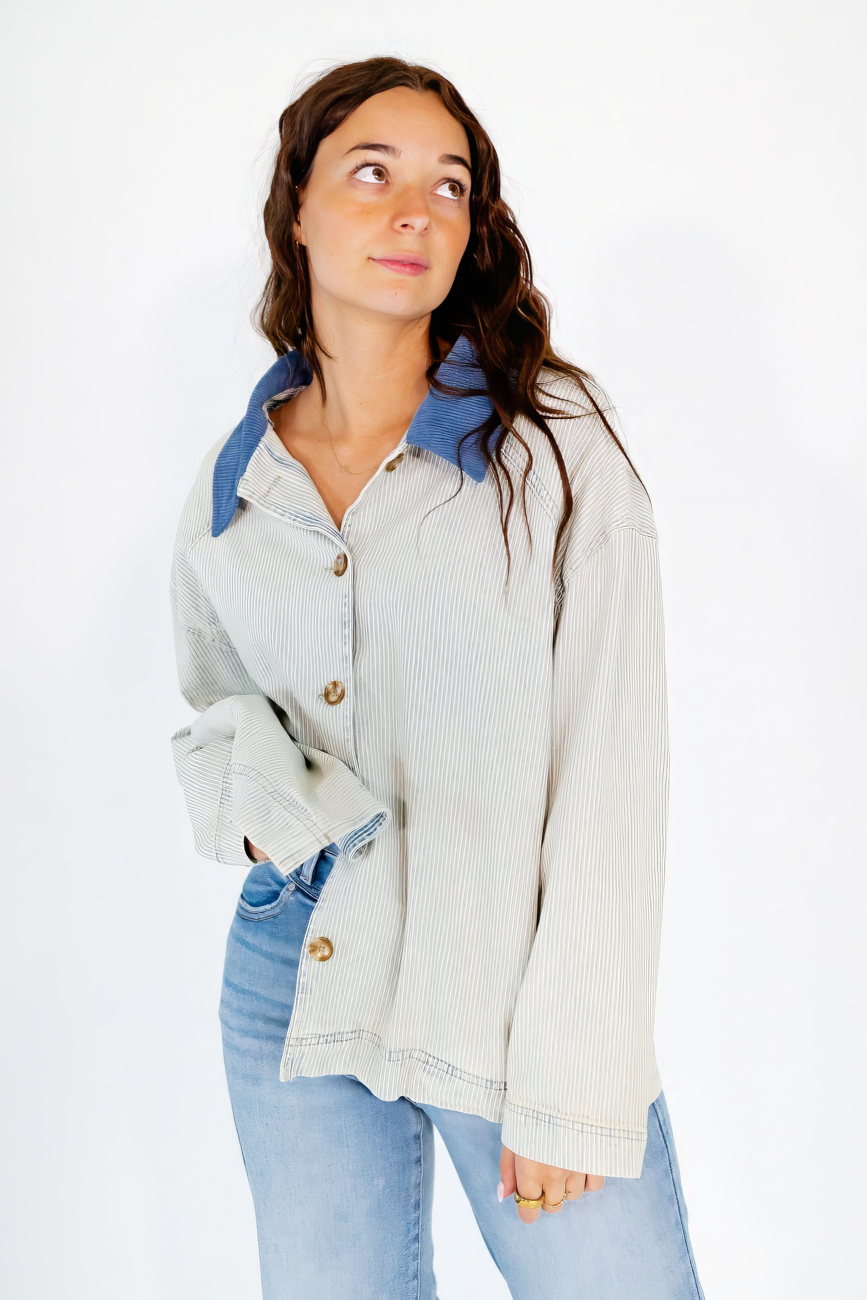 Alex Striped Barn Jacket