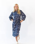 Ariel Mosaic Print Shirt Dress