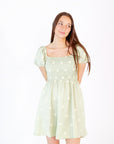 Lili Embroidered Daisy Dress