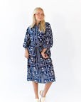 Ariel Mosaic Print Shirt Dress
