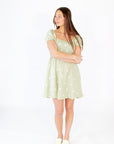 Lili Embroidered Daisy Dress