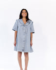 Silvia Collared Denim Dress