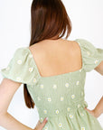 Lili Embroidered Daisy Dress