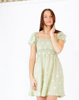 Lili Embroidered Daisy Dress