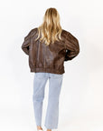 Allegra Zip-Up Bomber Jacket