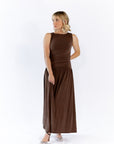 Kai Gathered Bodice Maxi Dress