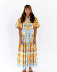 Louie Printed Midi Dress