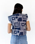 Alma Bandana Print Quilted Vest
